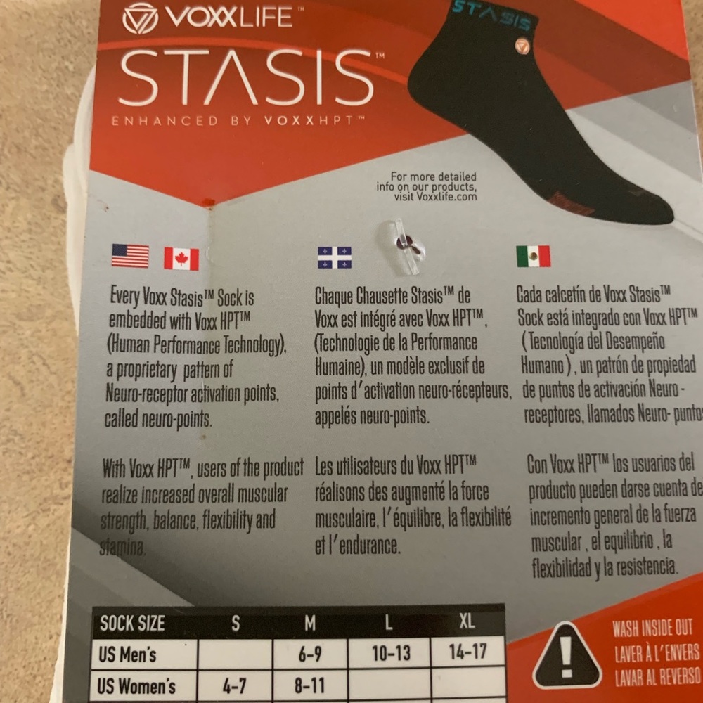 Voxx Socks - with built in HPT technology! Backed by Science ! - Picture 2 of 5